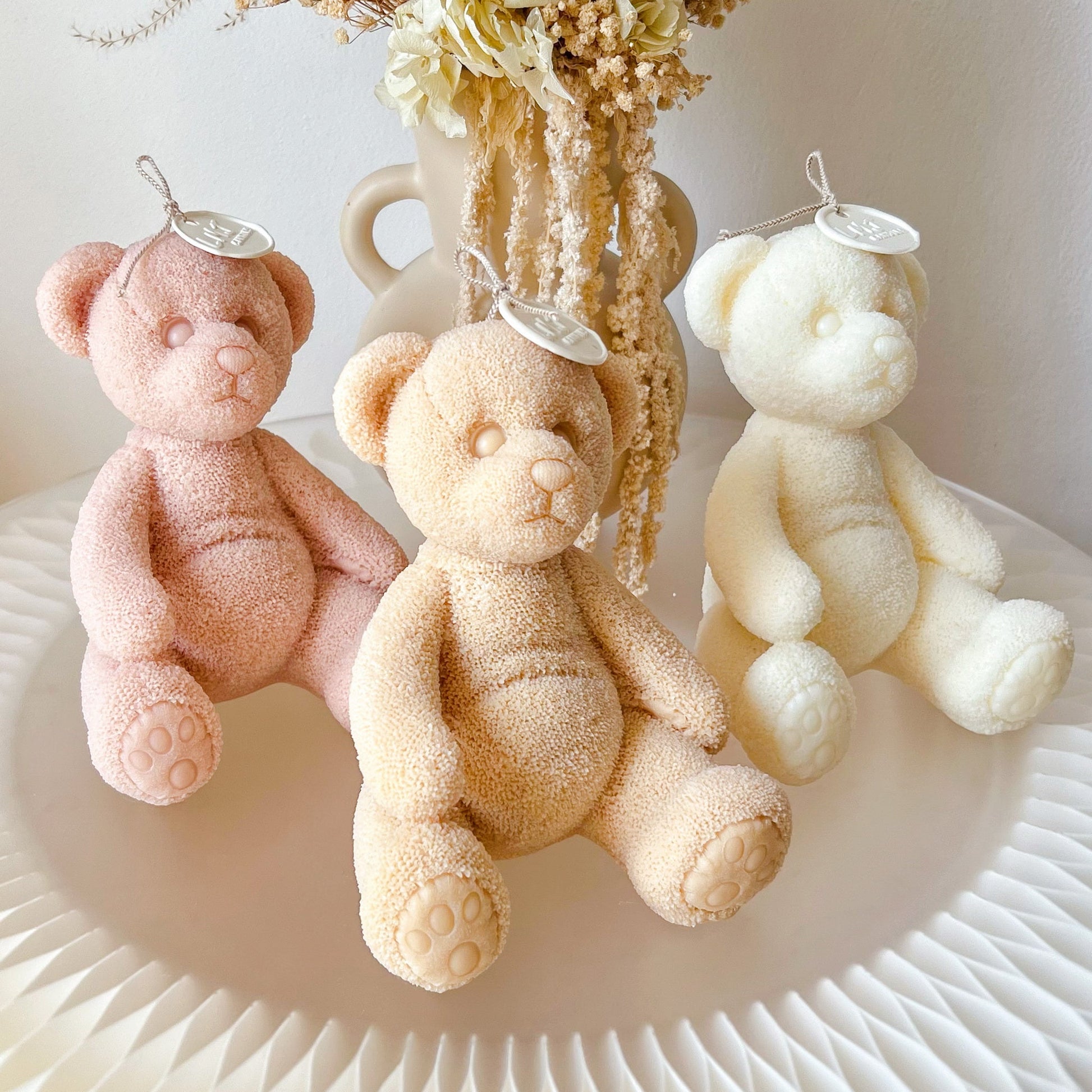 Large Toy Teddy Bear Scented Soy Candle