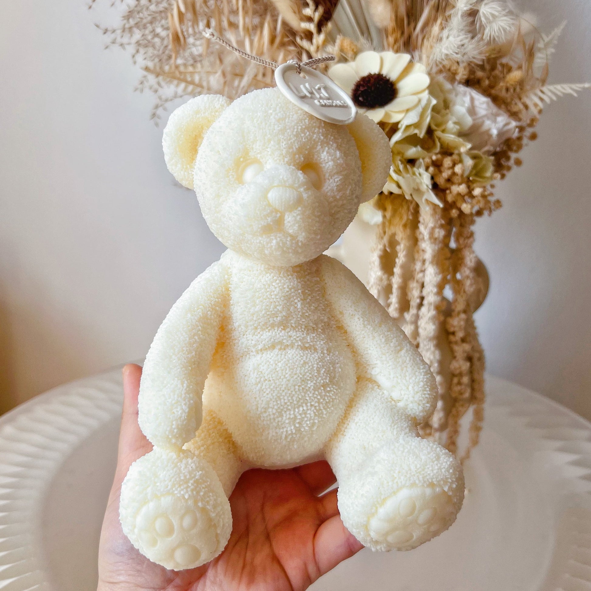 Large Toy Teddy Bear Scented Soy Candle
