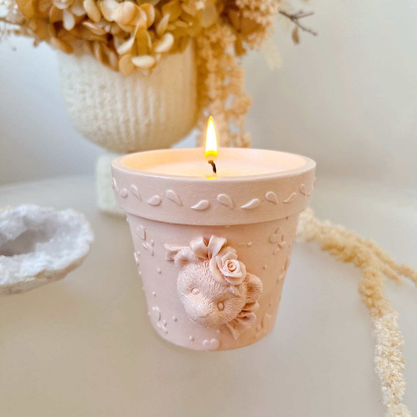 Teddy Bear Jar Soy Wax Candle
