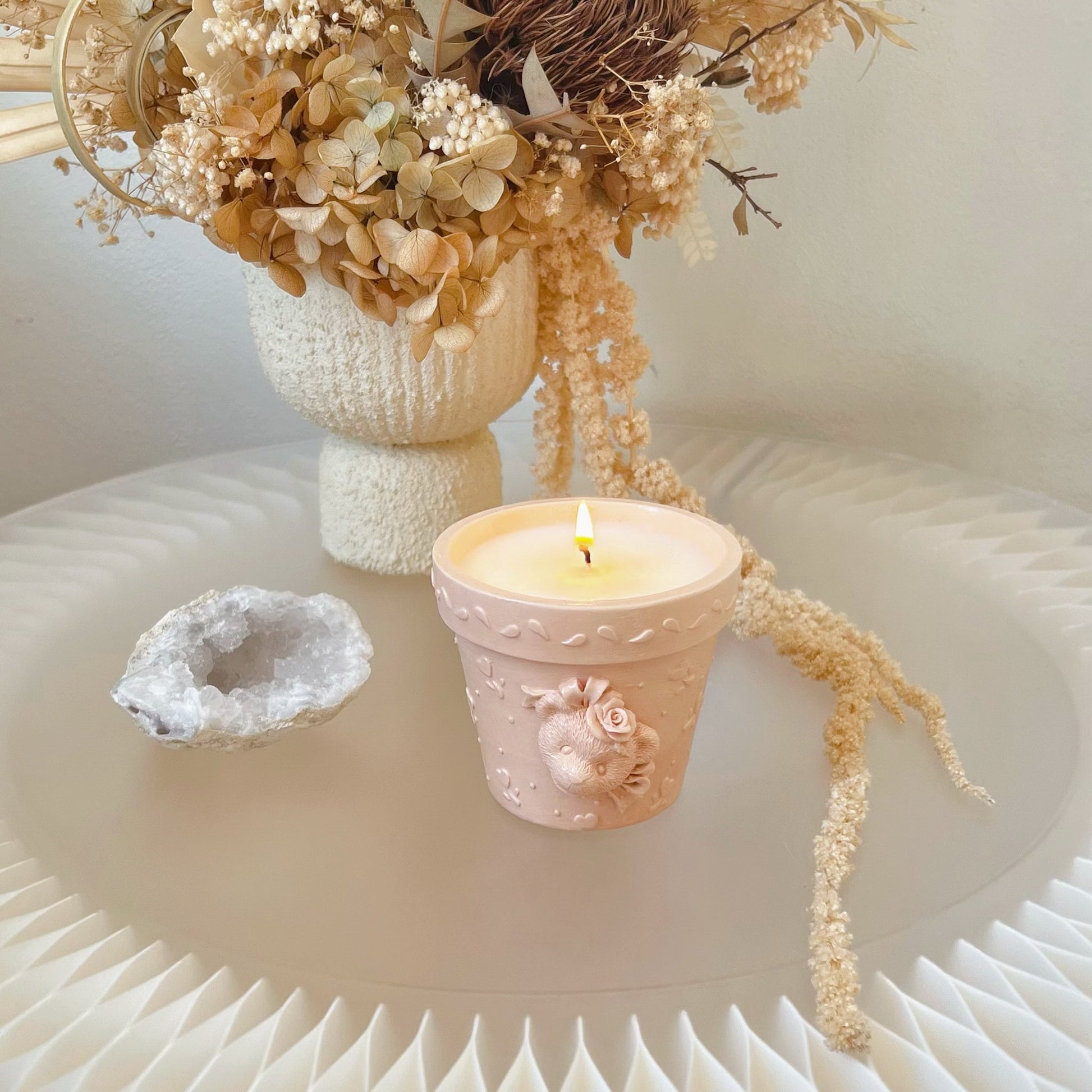 Teddy Bear Jar Soy Wax Candle