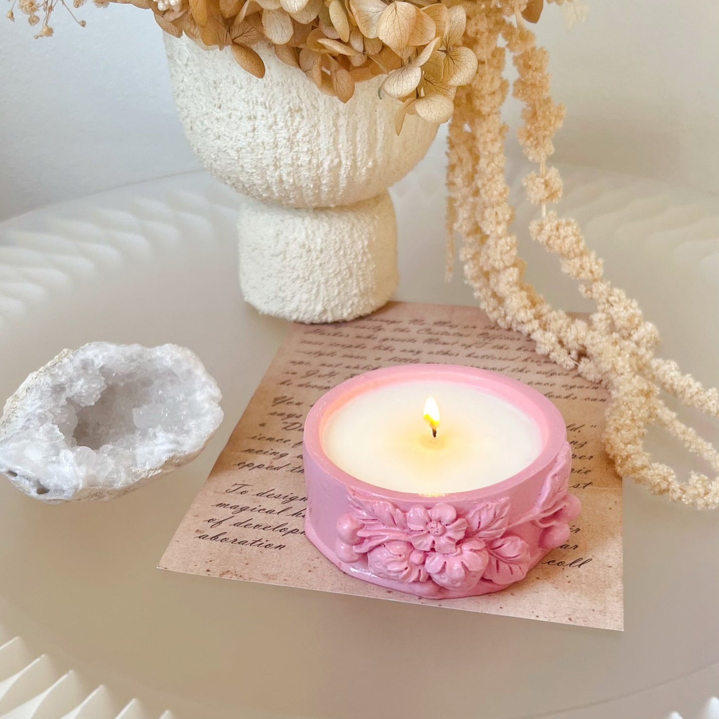 Strawberries Jar Soy Wax Candle