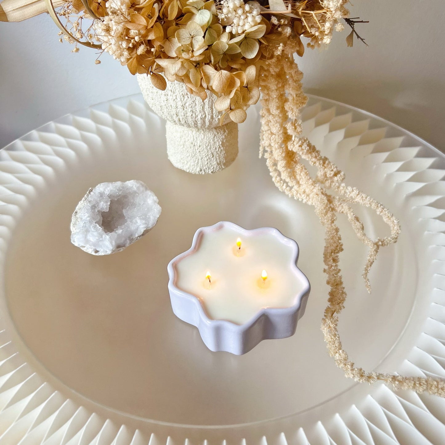 Cherry Flower Jar Soy Wax Candle