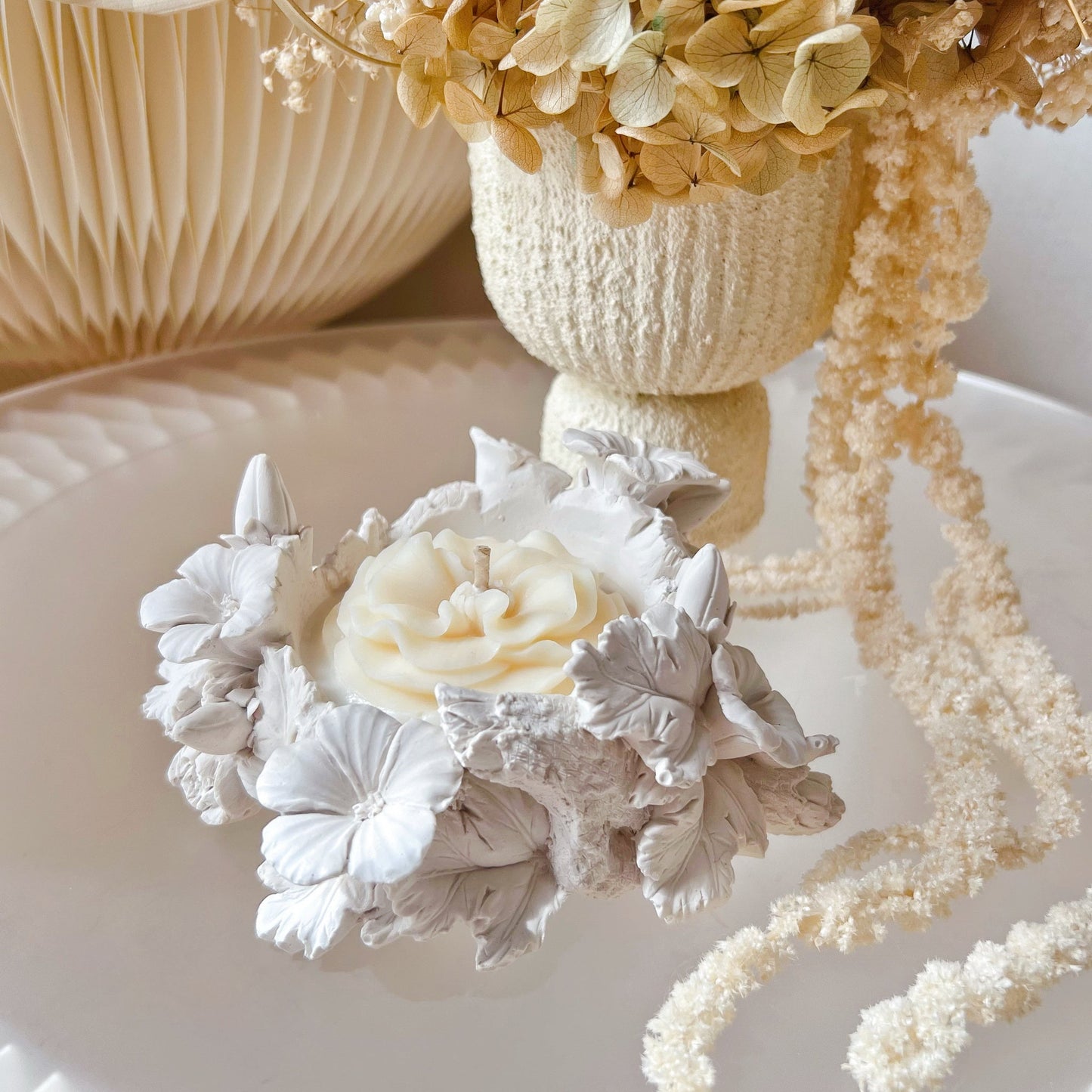 Flower Pot Soy Wax Candle