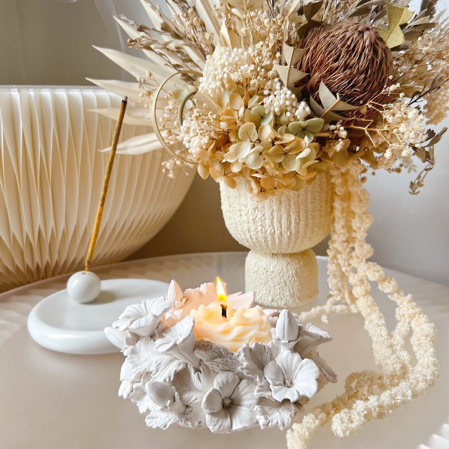 Flower Pot Soy Wax Candle