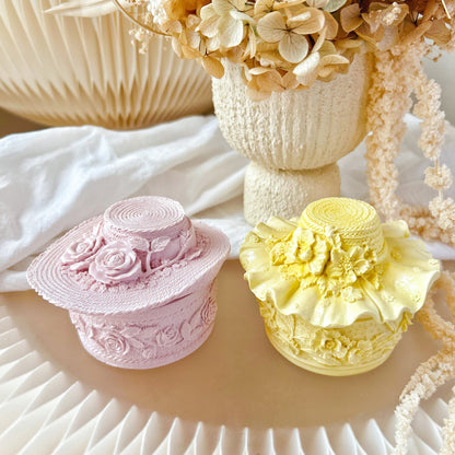 Flower Hat Shaped Trinket Box