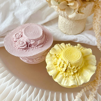 Flower Hat Shaped Trinket Box
