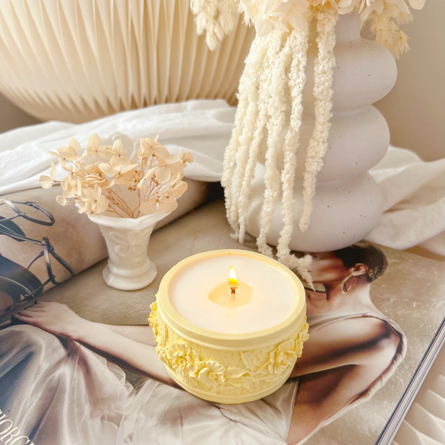 Daisy Jar Soy Wax Candle