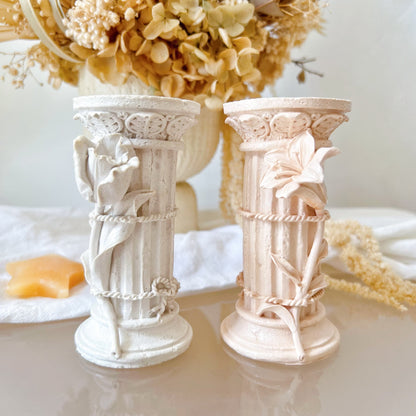 Flower Roman Column Home Décor