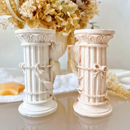 Flower Roman Column Home Décor