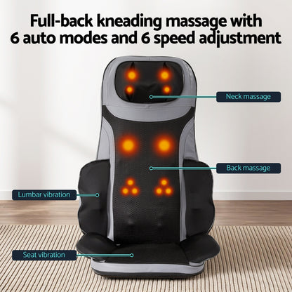 Livemor 8-nodes Full Back Massage Cushion Heating Massage Seats