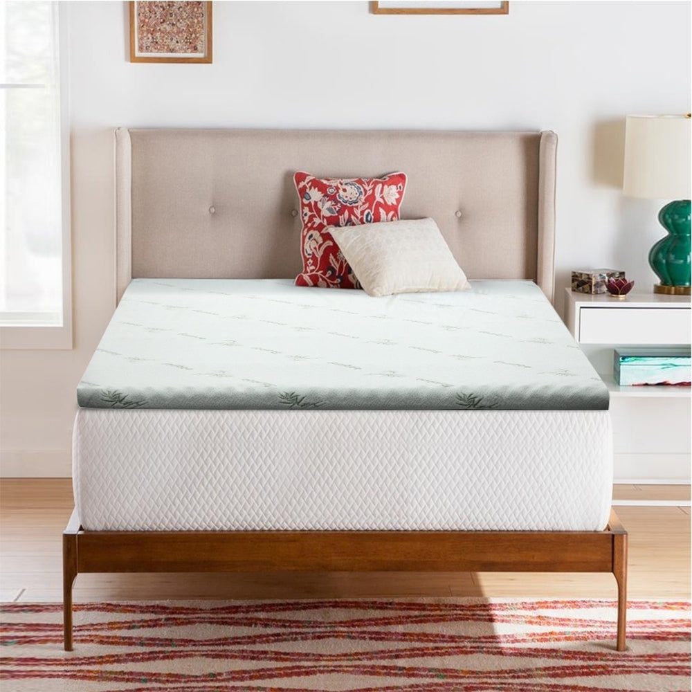 Giselle Bedding Memory Foam Mattress Topper Cool Gel 5cm Single