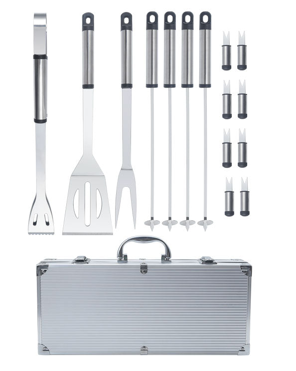 Men's Republic 16 Piece BBQ Set in Aluminium Case 4