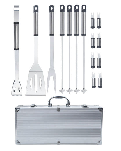 Men's Republic 16 Piece BBQ Set in Aluminium Case 4