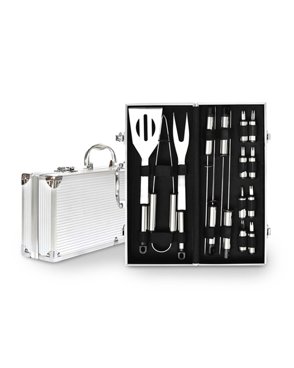 Men's Republic 16 Piece BBQ Set in Aluminium Case 2