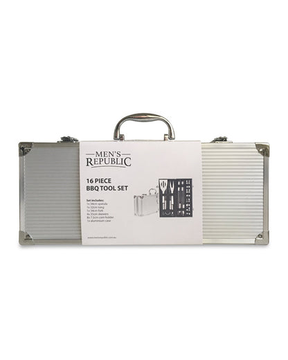 Men's Republic 16 Piece BBQ Set in Aluminium Case 3