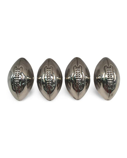 Men's Republic Footy Ball Ice Cubes - 4 Pieces Stainless Steel 3