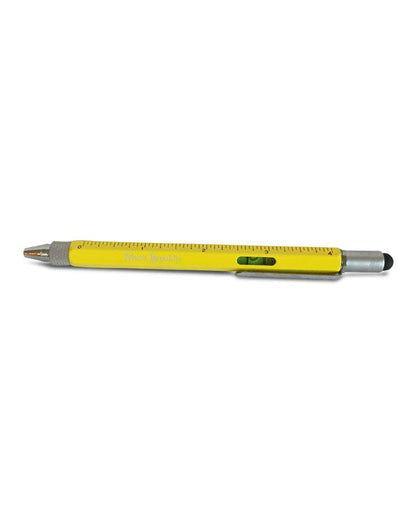 Men's Republic Stylus Pen Pocket Multi Tool 9-in-1 functions - Yellow 4