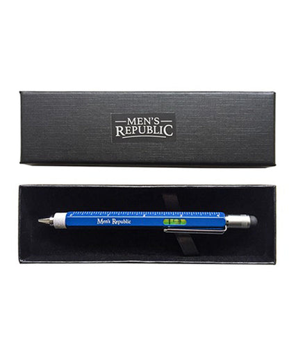 Men's Republic Stylus Pen Pocket Multi Tool 9-in-1 functions - Blue 2