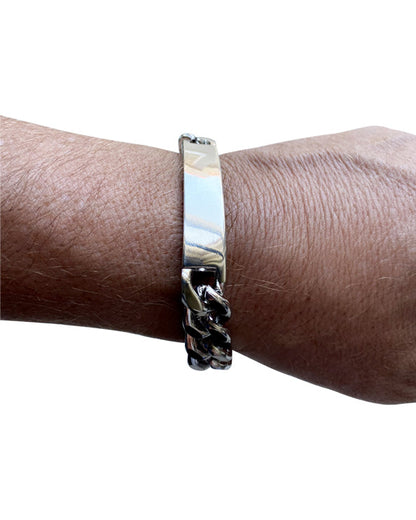 Men's Republic Watch set with 2 Bracelet - Chrome/Black 5