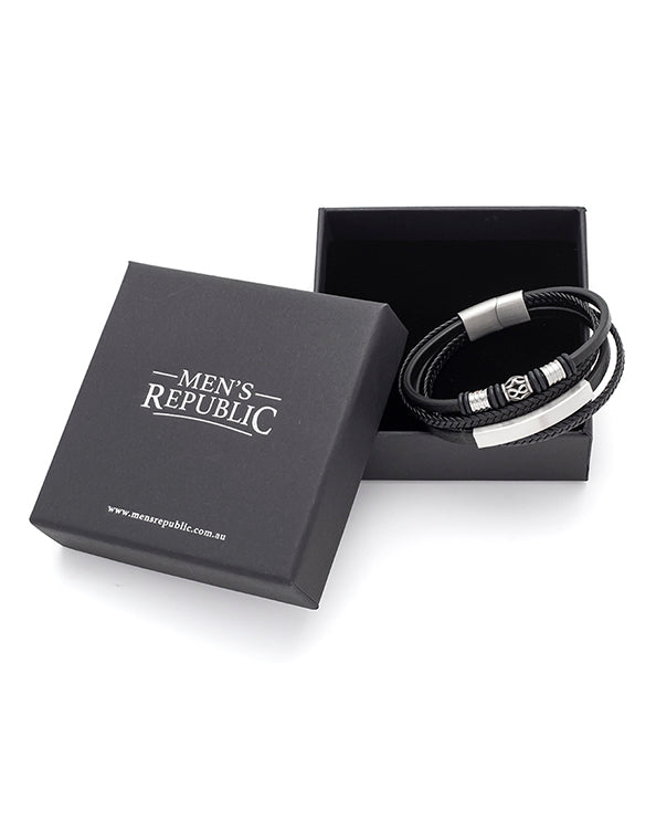 Men's Republic Multi Leather Bracelet 4