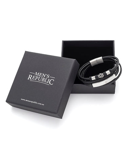 Men's Republic Multi Leather Bracelet 4