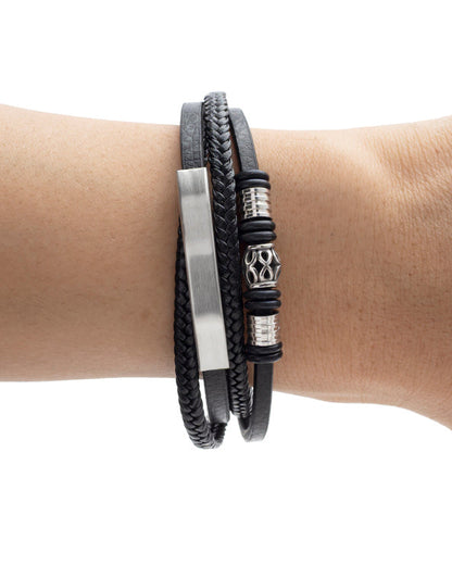 Men's Republic Multi Leather Bracelet 3