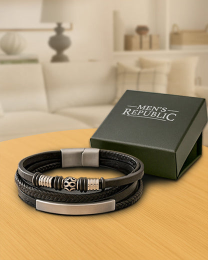 Men's Republic Multi Leather Bracelet 1