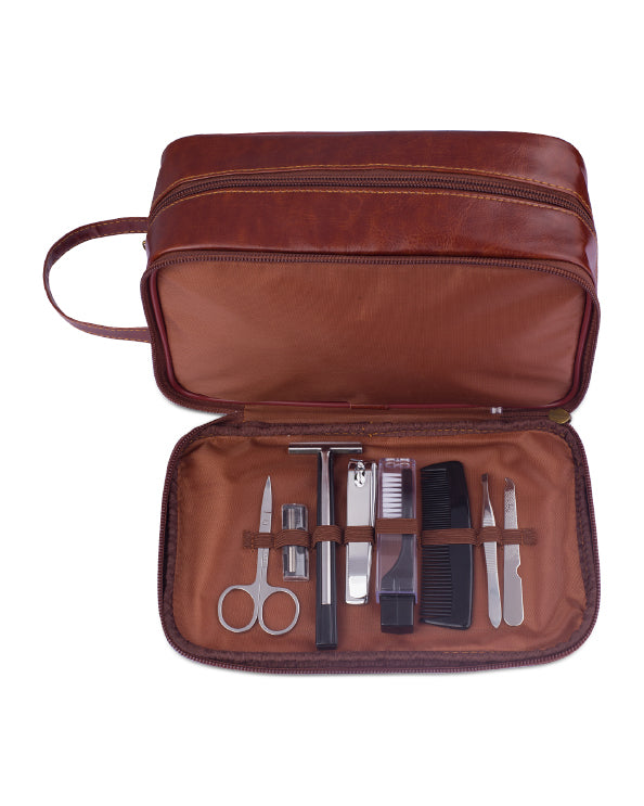 Men's Republic Toiletry Bag with 8 pcs Grooming Set 5
