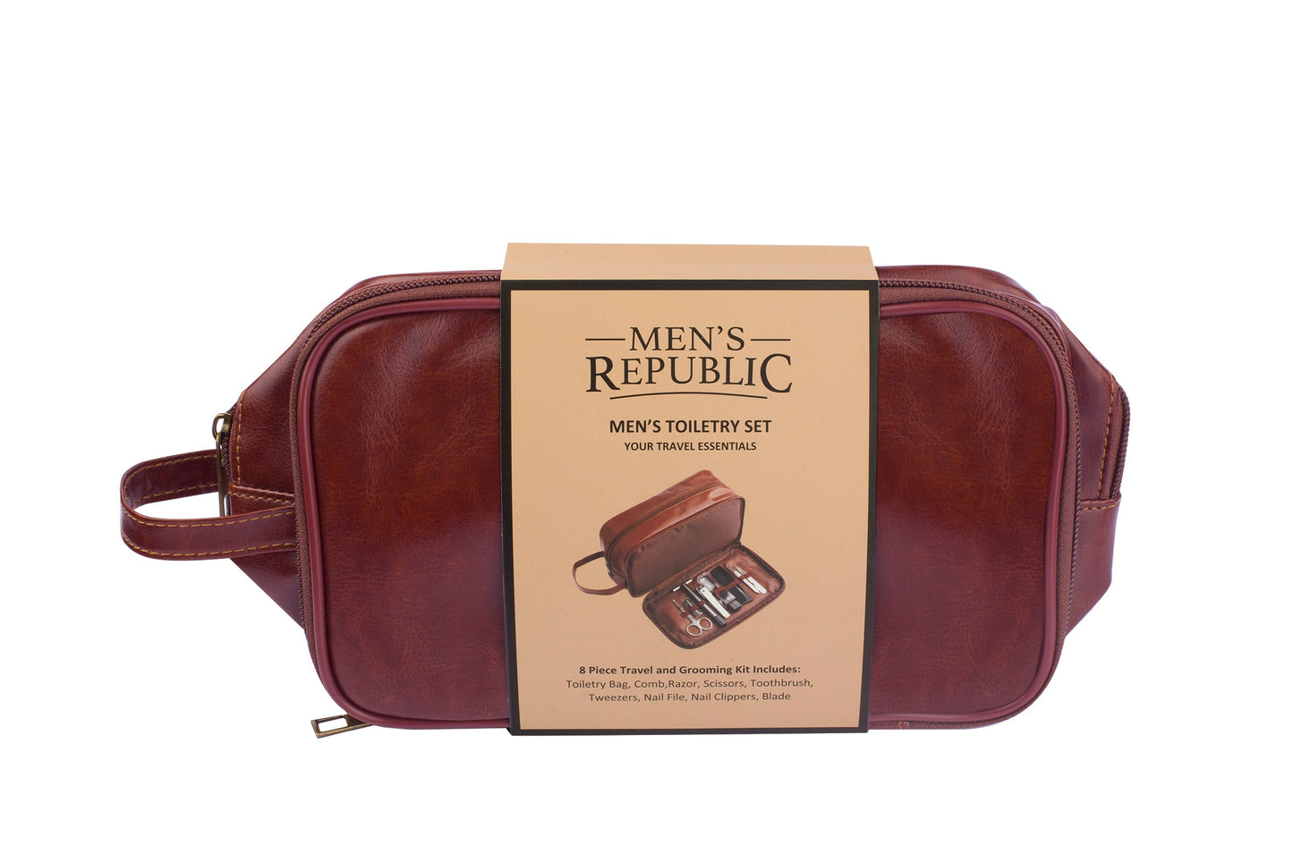 Men's Republic Toiletry Bag with 8 pcs Grooming Set 3