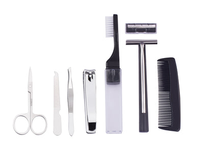 Men's Republic Toiletry Bag with 8 pcs Grooming Set 7