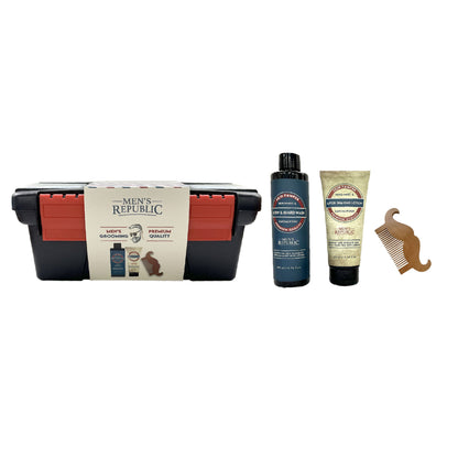Men's Republic 4pc Grooming Kit Including Tool Case 4