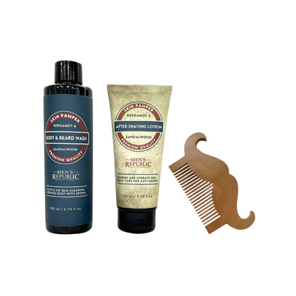 Men's Republic 4pc Grooming Kit Including Tool Case 3