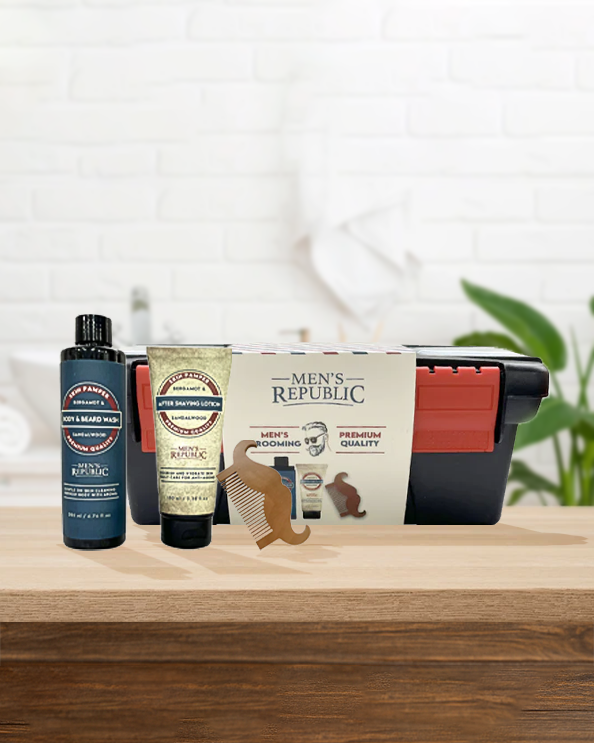 Men's Republic 4pc Grooming Kit Including Tool Case 1