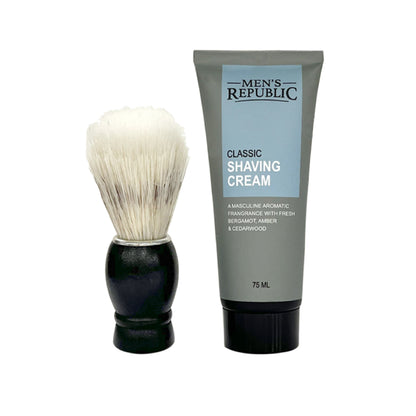Men's Republic Mug with Shaving Cream and Beard Brush 3