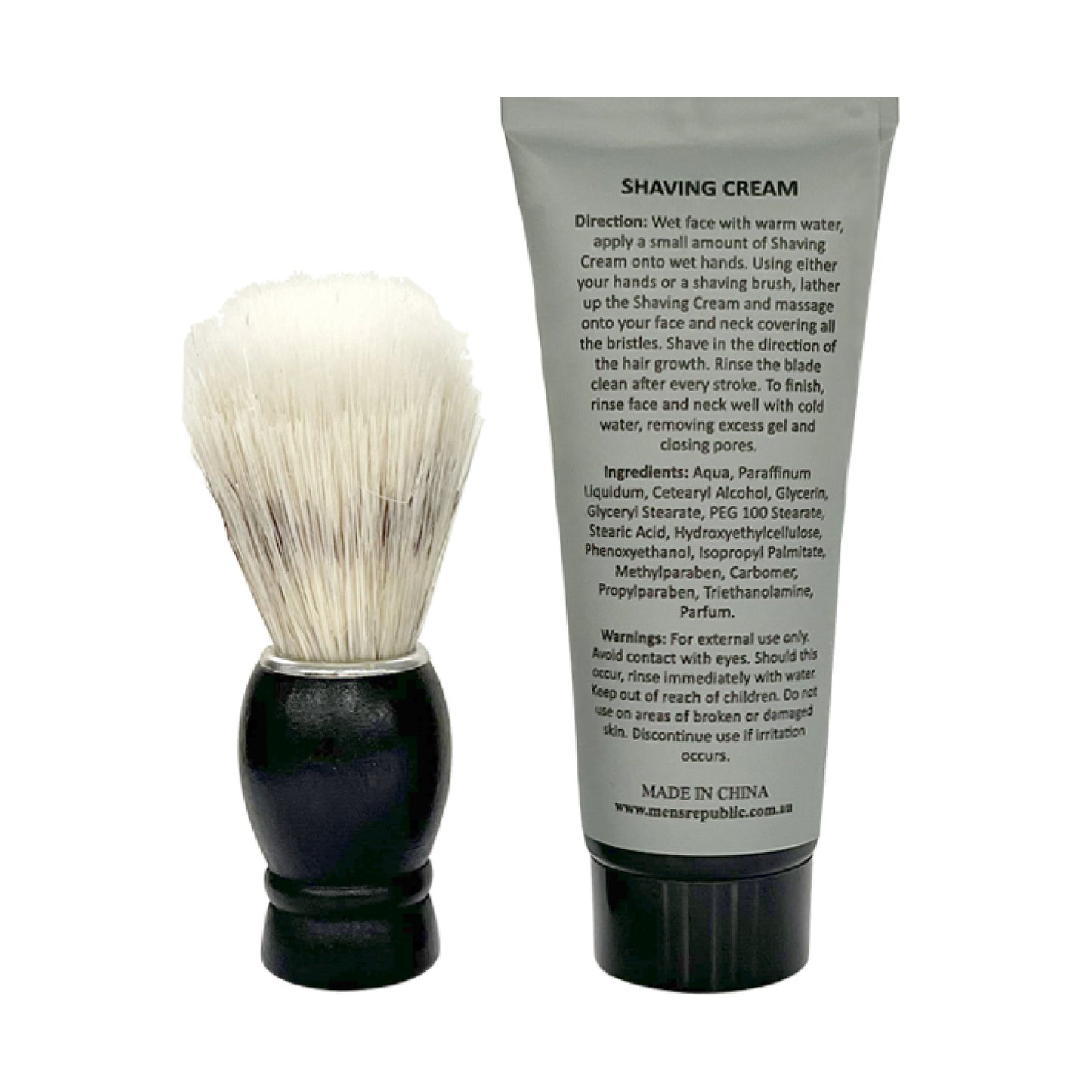 Men's Republic Mug with Shaving Cream and Beard Brush 4