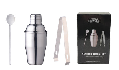 Men's Republic 3pc Cocktail and Bar Gift Set - 350ml 3