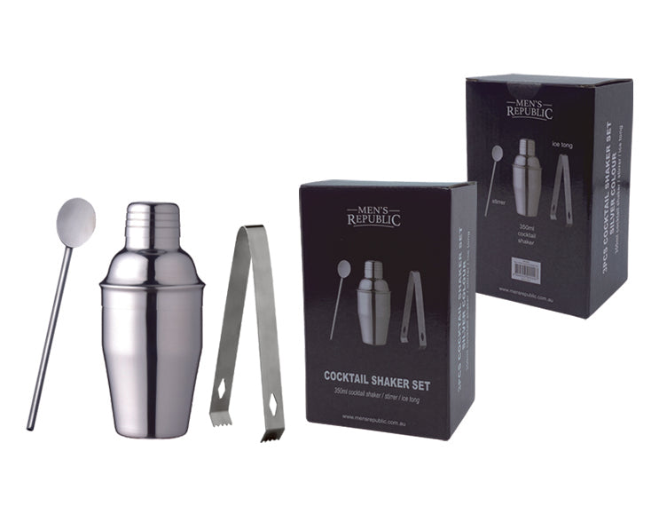 Men's Republic 3pc Cocktail and Bar Gift Set - 350ml 6