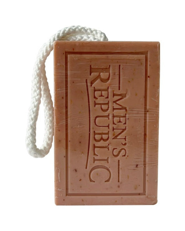 Men's Republic Logo Soap-on-a Rope - 6 per Shelf Tray 5