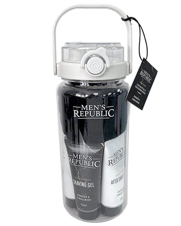 Men's Republic Grooming Kit in Water bottle - Fitness Fresh 2