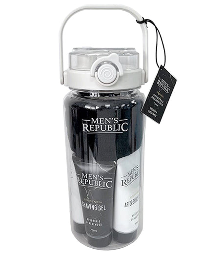 Men's Republic Grooming Kit in Water bottle - Fitness Fresh 2