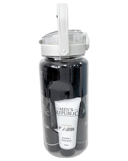 Men's Republic Grooming Kit in Water bottle - Fitness Fresh 4