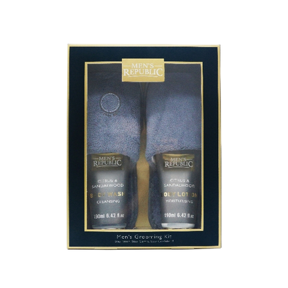 Men's Republic Grooming and Slippers Kit 3
