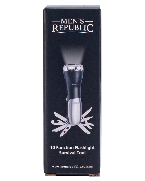 Men's Republic Multi-Tool Survival Flashlight - 10 Functions 2