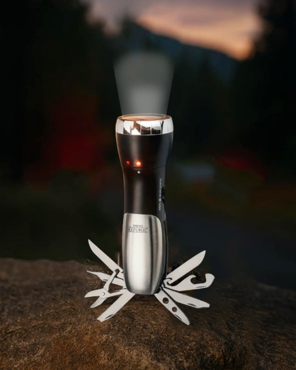 Men's Republic Multi-Tool Survival Flashlight - 10 Functions 1