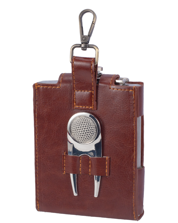 Men's Republic Golfers Luxury Hip Flask Set 5