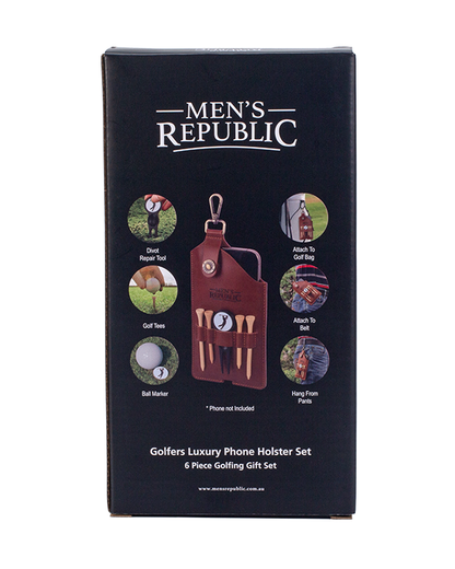 Men's Republic Golfers Luxury Phone Holster Set 2