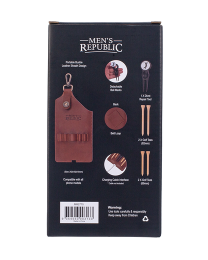 Men's Republic Golfers Luxury Phone Holster Set 3