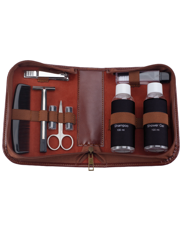 Men's Grooming Kit - 9 Pieces in Zipper Bag 2