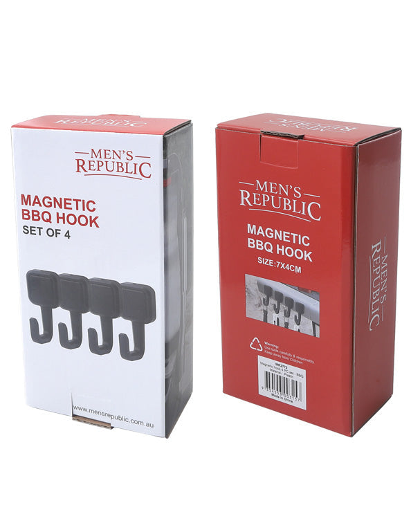 Men's Republic Magnetic BBQ Hook - Set of 4 3