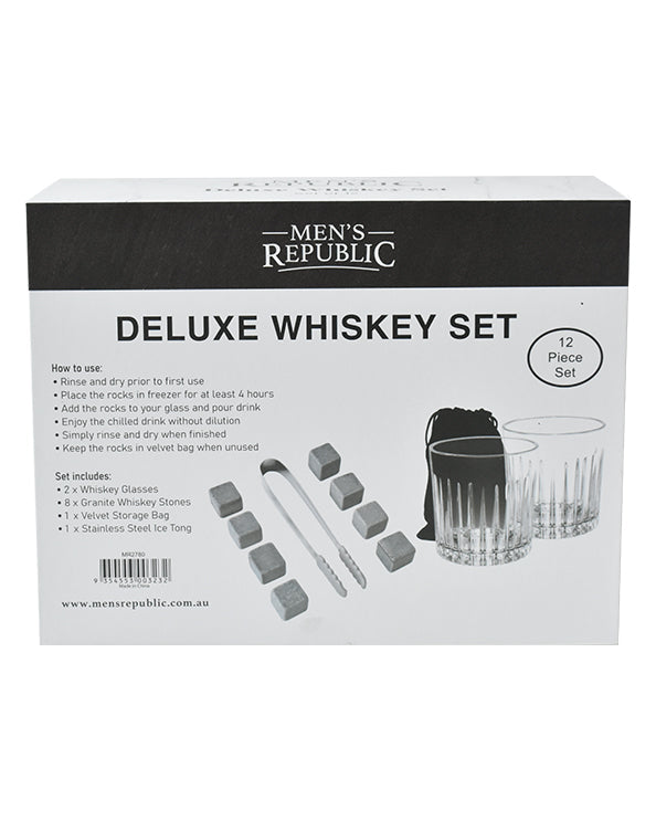 Men's Republic Deluxe Whiskey Set - 12 Pieces 3